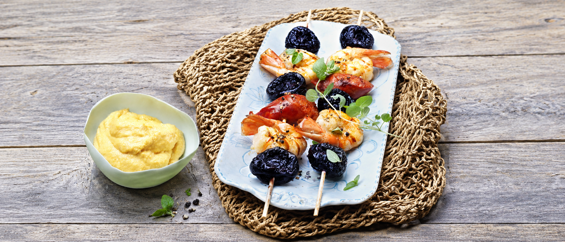 CHORIZO-PRAWN-PRUNE-SKEWERS