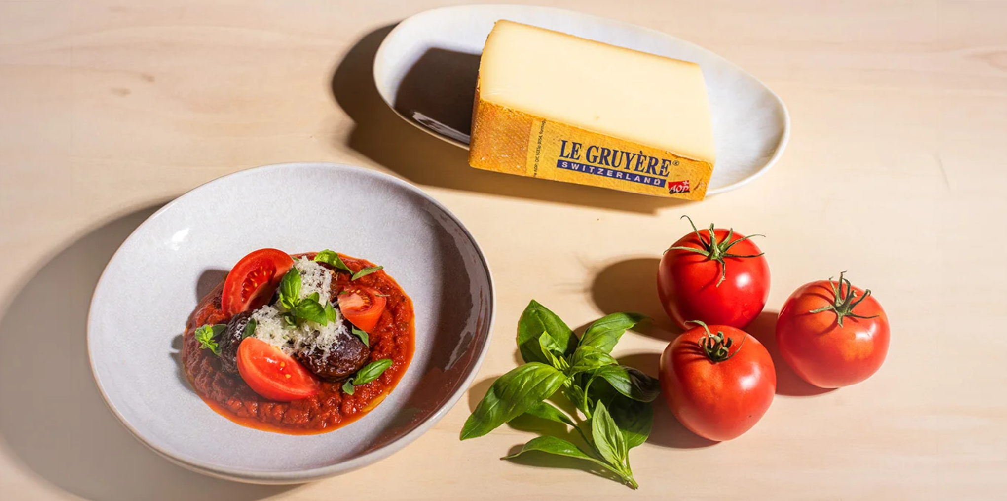 LE GRUYÈRE AOP STUFFED MEATBALLS