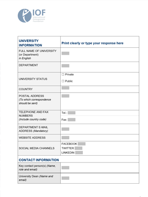 Uni membership form