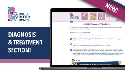 Build Better Bones website -new sections