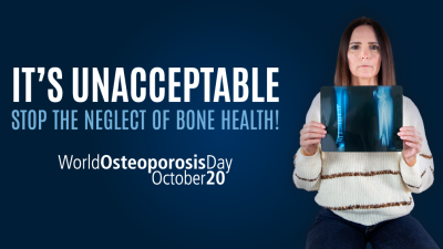 World Osteoporosis Day 2025 theme 'It's Unacceptable'