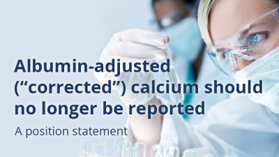 corrected calcium position statement