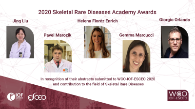 2020 IOF Skeletal Rare Diseases Academy Awards