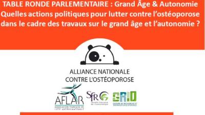 Alliance Nationale Contre L'Osteoporose invitation