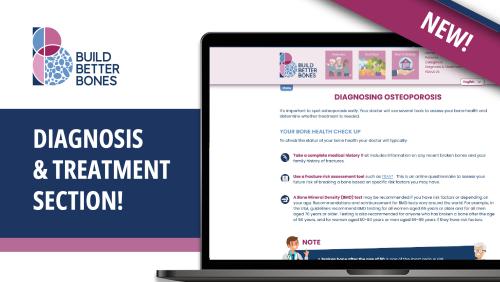 Build Better Bones website -new sections