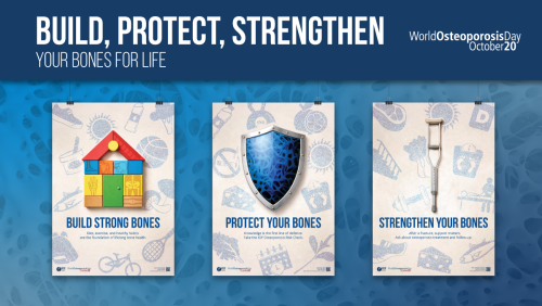 World Osteoporosis Campaign 2026. Build. Protect. Strengthen your bones for life.