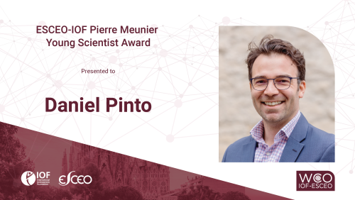 ESCEO-IOF Pierre Meunier Young Scientist Award 2020 winner Daniel Pinto