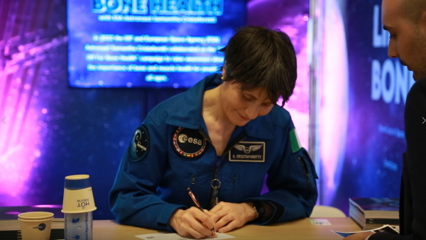 ESA astronaut S Cristoforetti at WCO Barcelona