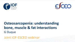 Osteosarcopenia: understanding bone, muscle & fat interactions