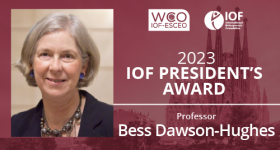 2023 IOF President's Award to Prof. Bess Dawson Hughes