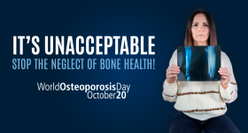 World Osteoporosis Day 2025 theme 'It's Unacceptable'