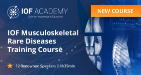 IOF Musculoskeletal Rare Disease Training Course