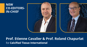 Calcified Tissue International New Editors-in-Chief