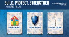 World Osteoporosis Campaign 2026. Build. Protect. Strengthen your bones for life. 